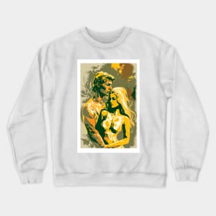 Adam and Eve - An abstract art for this valentines day Crewneck Sweatshirt